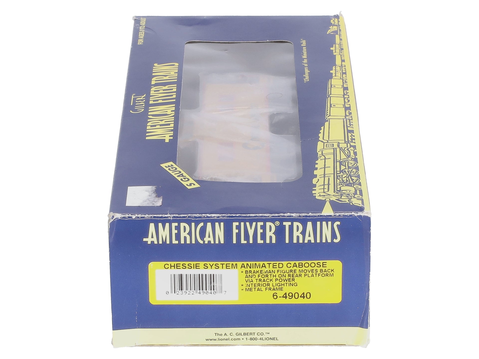 American Flyer 6-49040 S Scale Chessie System Animated Caboose