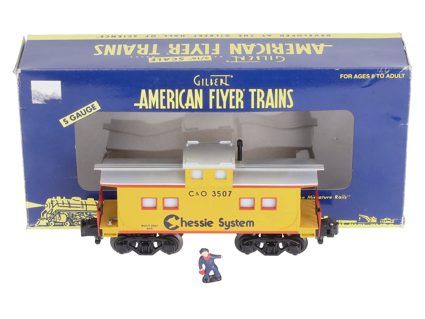 American Flyer 6-49040 S Scale Chessie System Animated Caboose