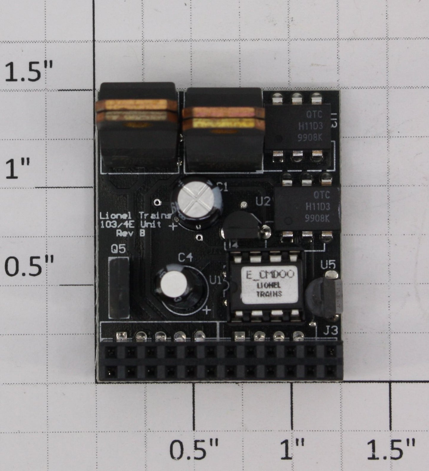 Lionel 691PCB1064 4-6-4/4-6-2 Steam Locomotive E-Unit Reverse PCB Circuit Board