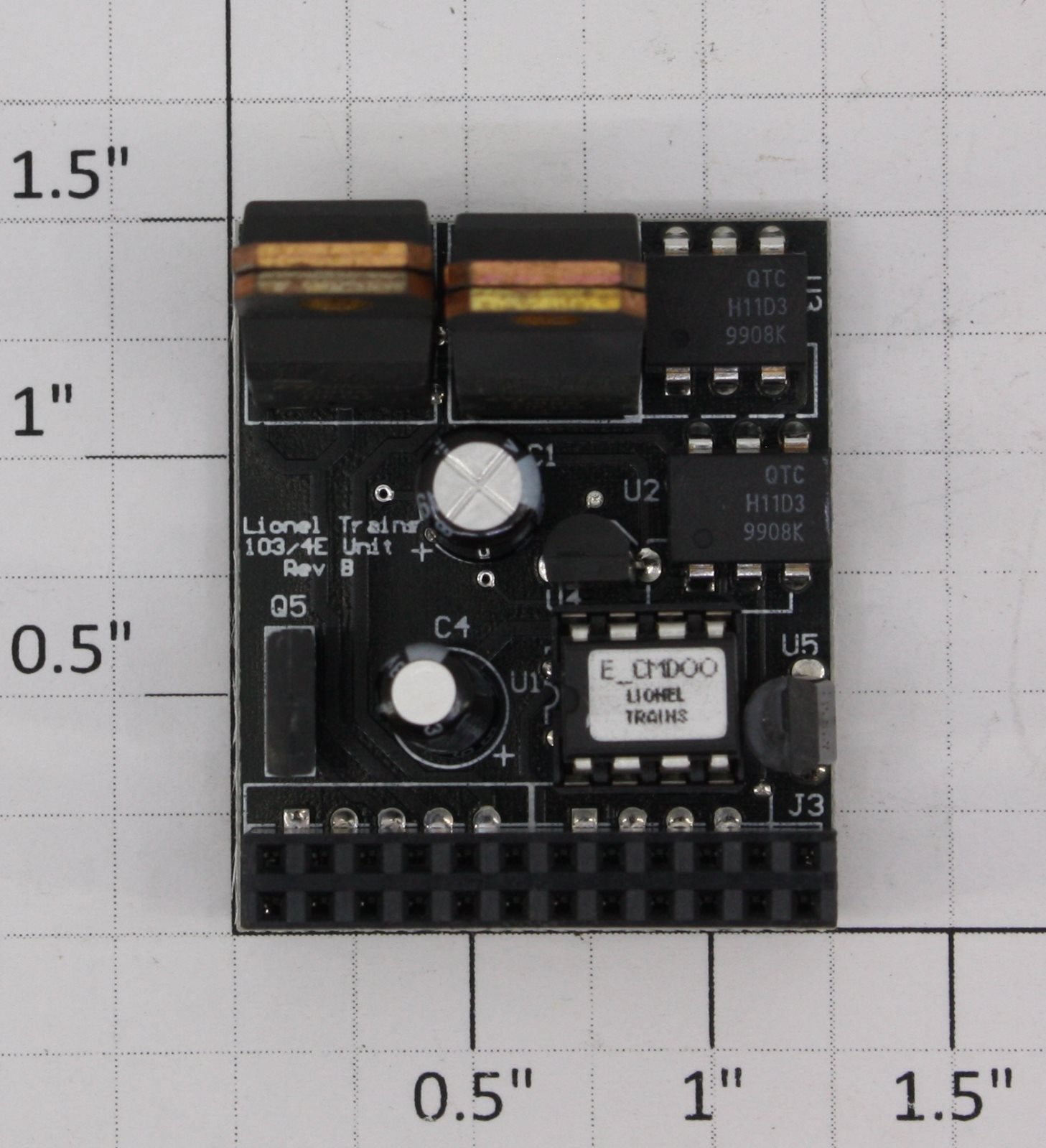 Lionel 691PCB1064 4-6-4/4-6-2 Steam Locomotive E-Unit Reverse PCB Circuit Board