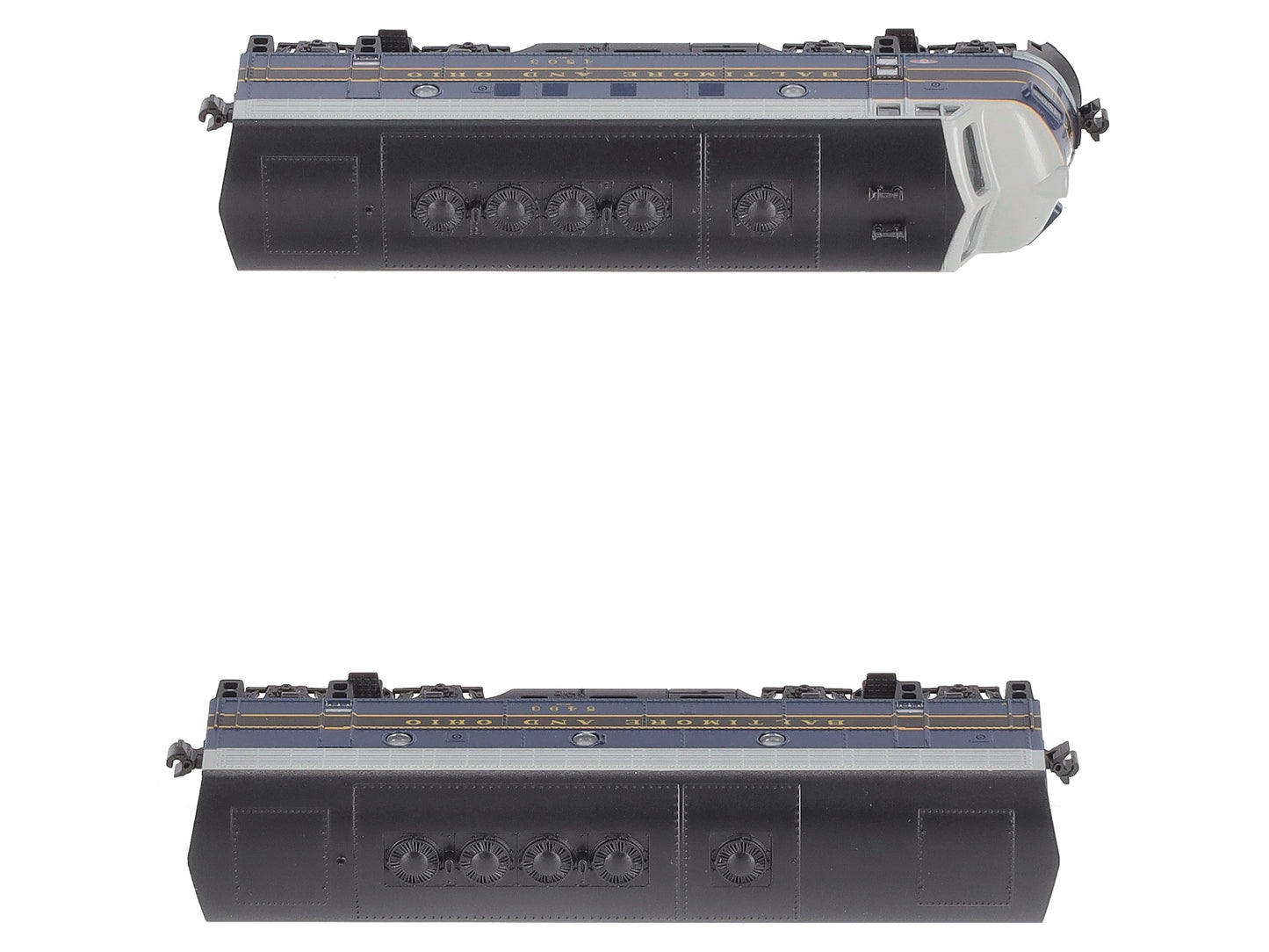 Kato 106-0428 N Baltimore and Ohio EMD F7A + F7B Freight 2-Loco Set #4503, #5493