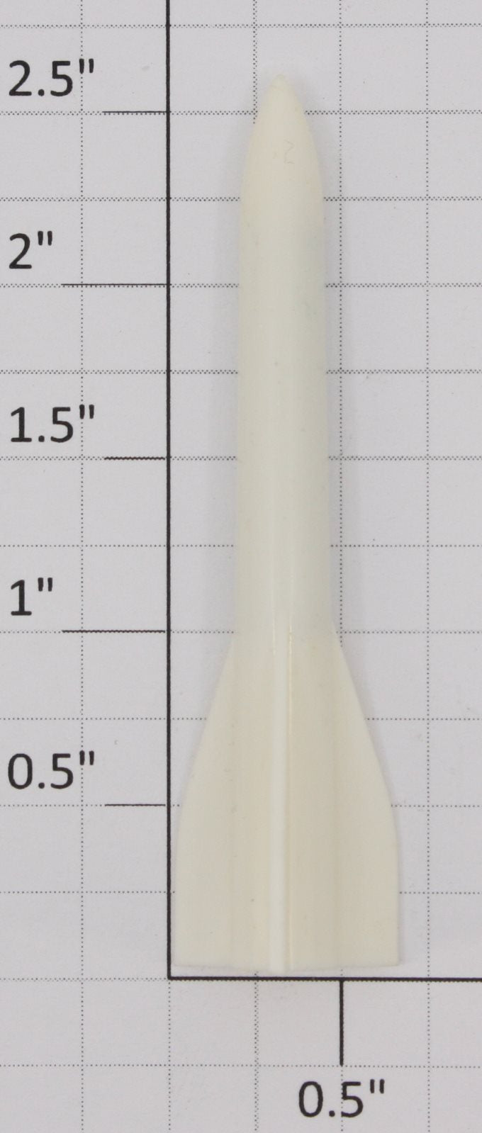 Lionel 44-40 O Gauge White Missile with Weight