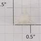 Lionel 44-40 O Gauge White Missile with Weight