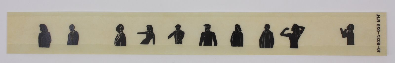 Lionel 16037-29 Right Hand Stained Passenger Car Window Strip w Adhesive