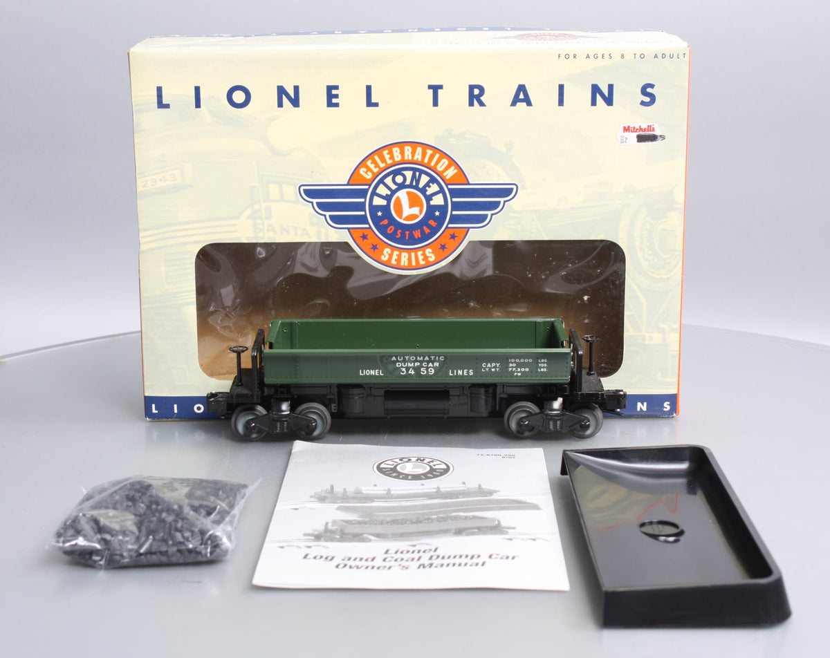 Lionel 6-26759 O Gauge Lionel Lines Operating Coal Dump Car #3459 NIB