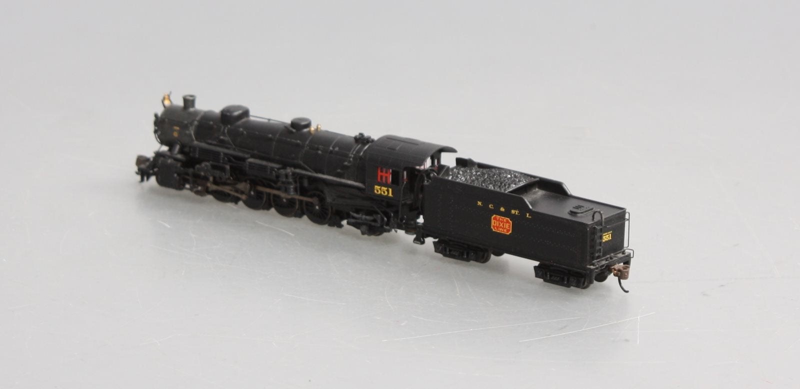 Bachmann 53453 N NC&StL 4-8-2 Light Mountain Steam Loco w/ DCC Sound Value #551