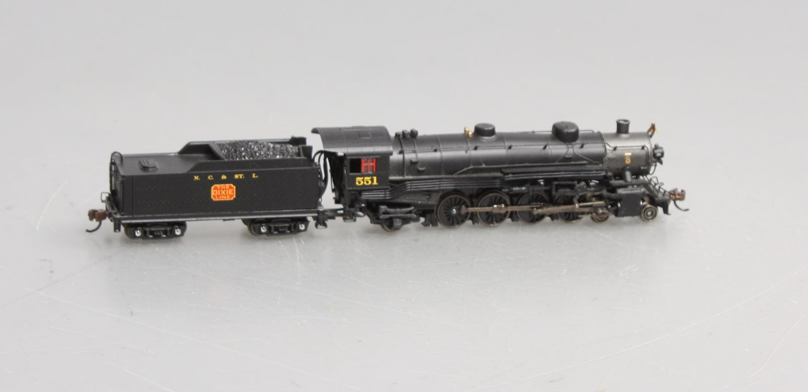 Bachmann 53453 N NC&StL 4-8-2 Light Mountain Steam Loco w/ DCC Sound Value #551