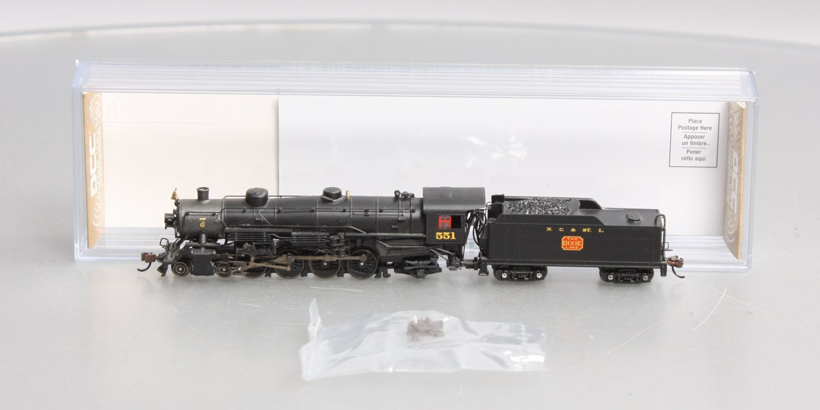 Bachmann 53453 N NC&StL 4-8-2 Light Mountain Steam Loco w/ DCC Sound Value #551