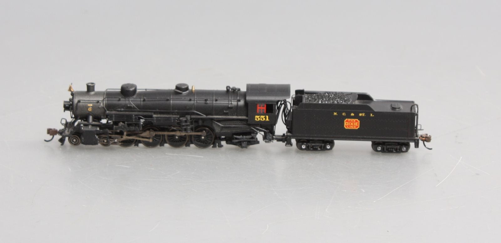 Bachmann 53453 N NC&StL 4-8-2 Light Mountain Steam Loco w/ DCC Sound Value #551