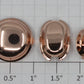 Lionel 249E-6 Copper Smoke Stack, Steam Dome, Sand Dome (Set of 3)