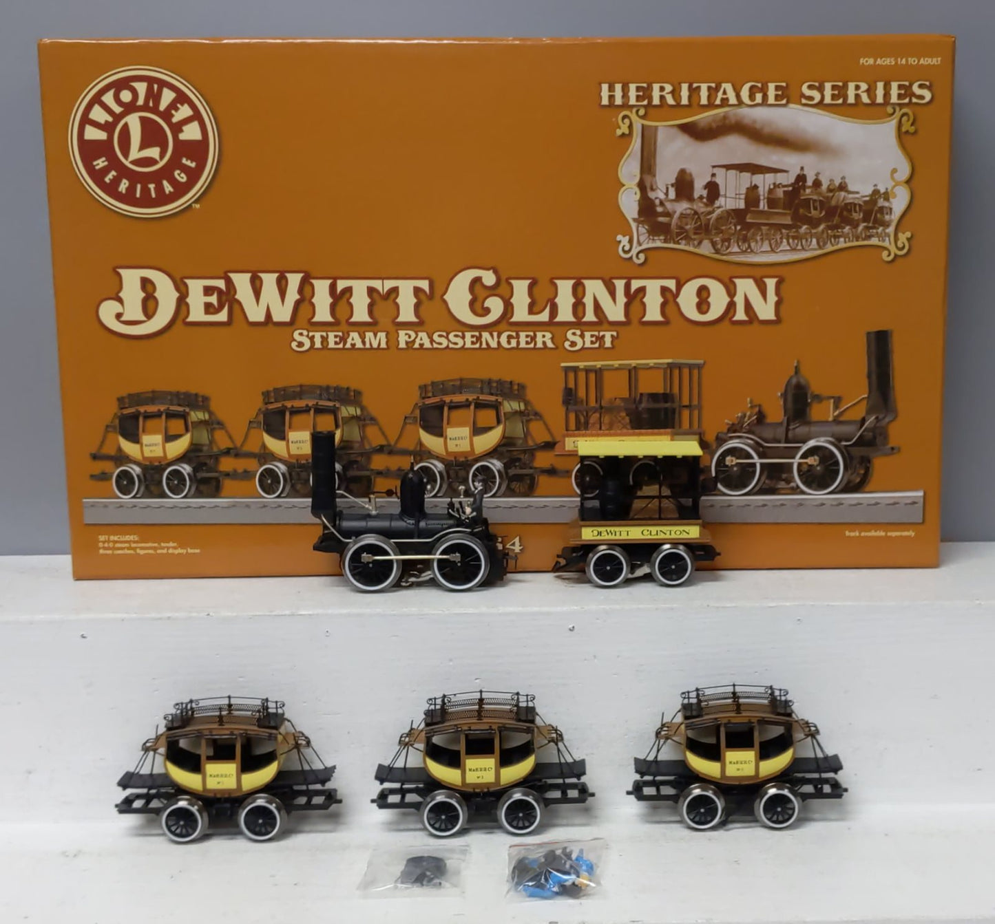 Lionel 6-11164 Dewitt Clinton Heritage Steam Train Set EX/Box