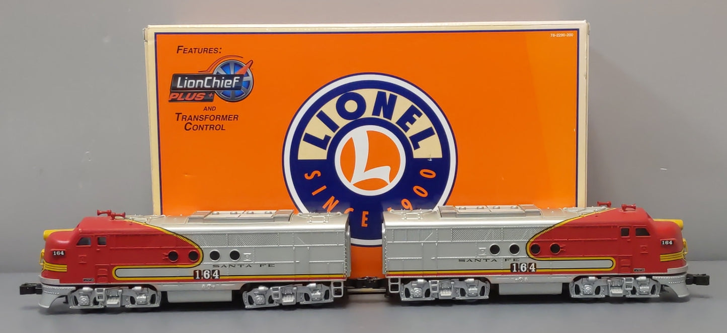 Lionel 6-82290 O Santa Fe LionChief Plus FT AA Diesel Locomotive #164/#164
