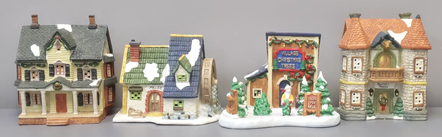 Dickens Collectables Assorted Porcelain Scenery Buildings EX