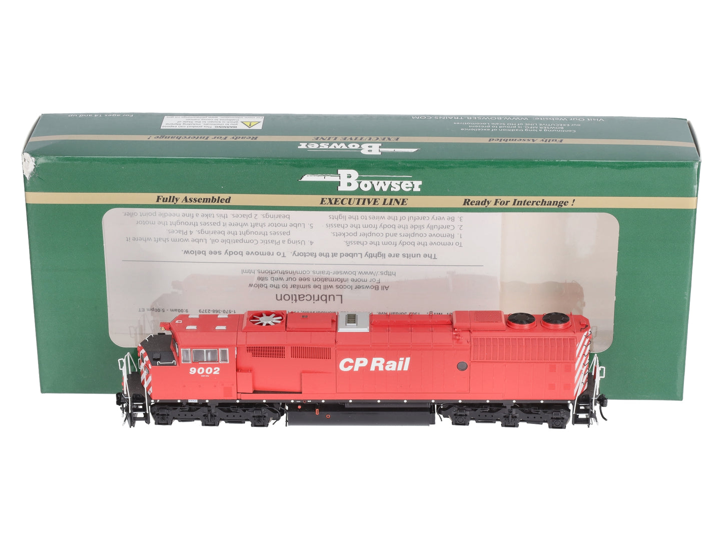 Bowser 24994 HO Scale CP Rail SD40-2F Diesel Locomotive #9002 w/ DCC & Sound