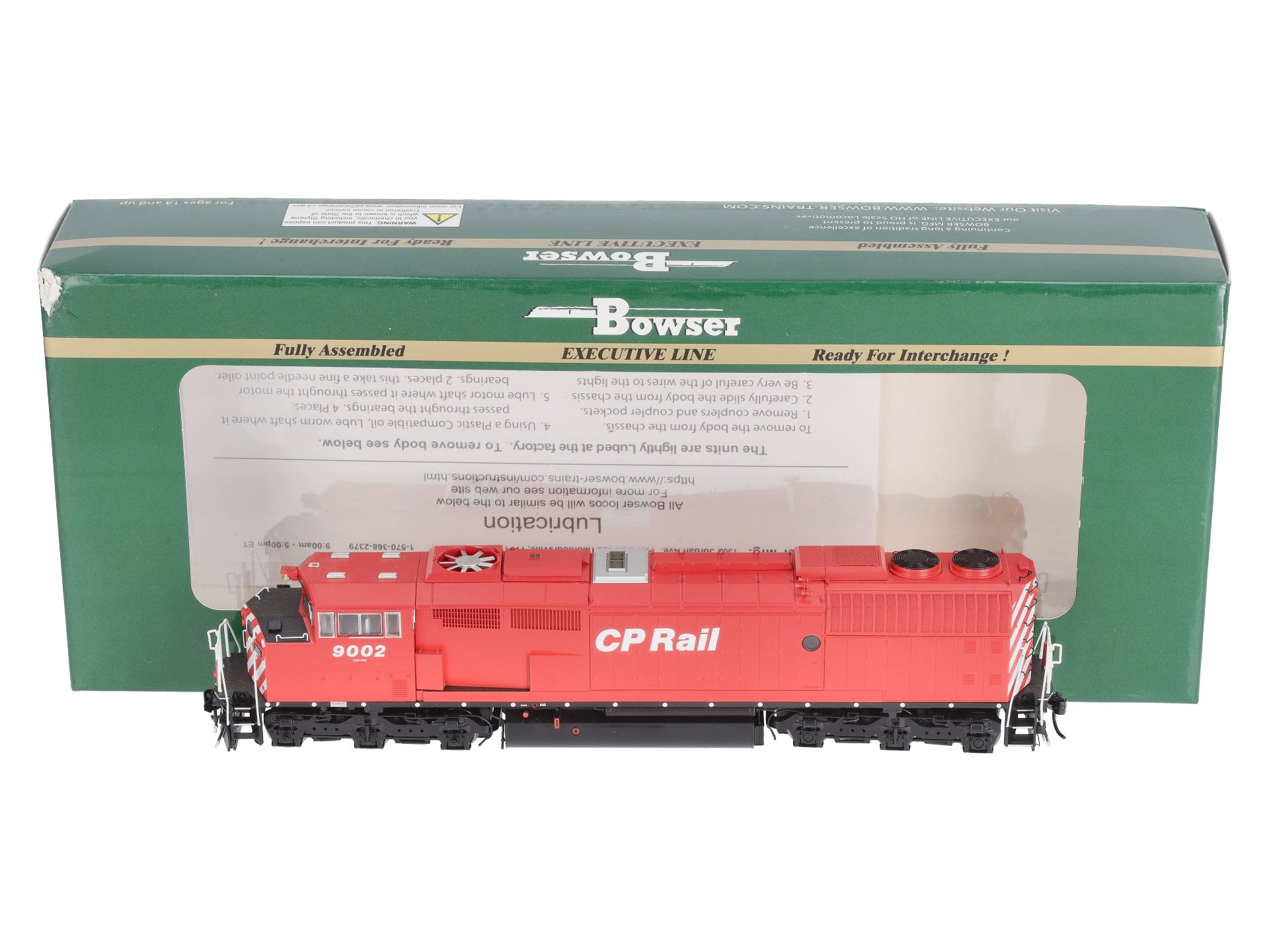 Bowser 24994 HO Scale CP Rail SD40-2F Diesel Locomotive #9002 w/ DCC & Sound
