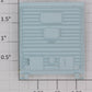 Lionel 7602-12 Light Blue Multi-Panel Boxcar Door with Guides