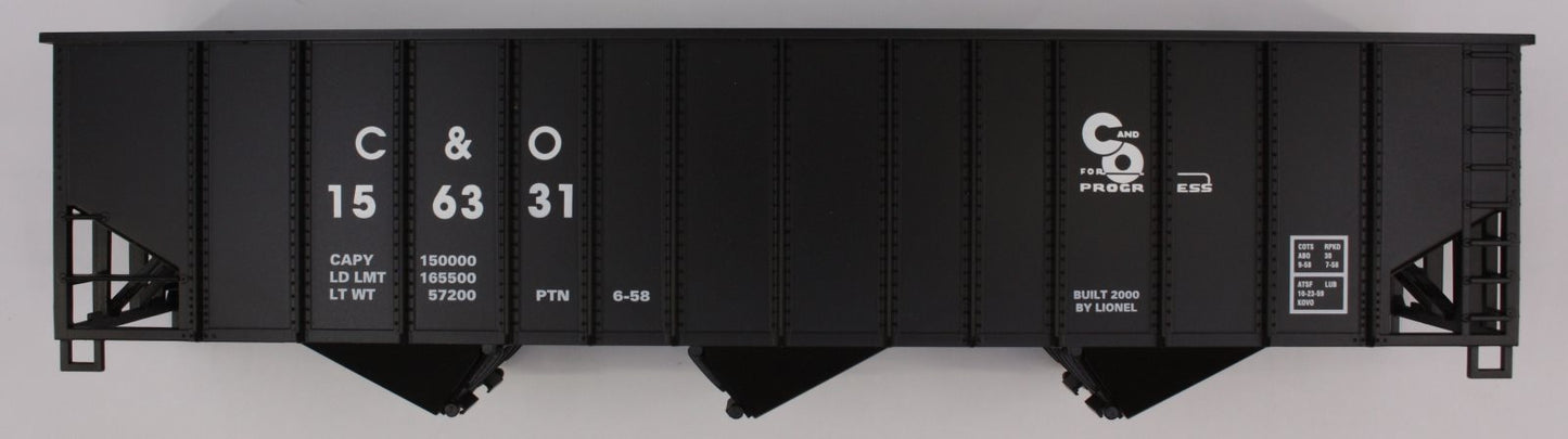 Lionel 17149-7 #156331 C&O 3-Bay Hopper Shell
