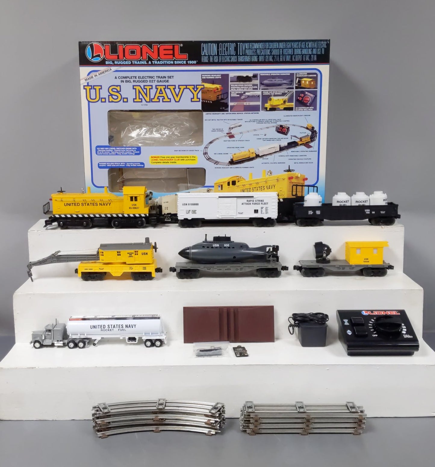 Lionel 6-11745 O Gauge US Navy Diesel Diesel Freight Train Set MT/Box