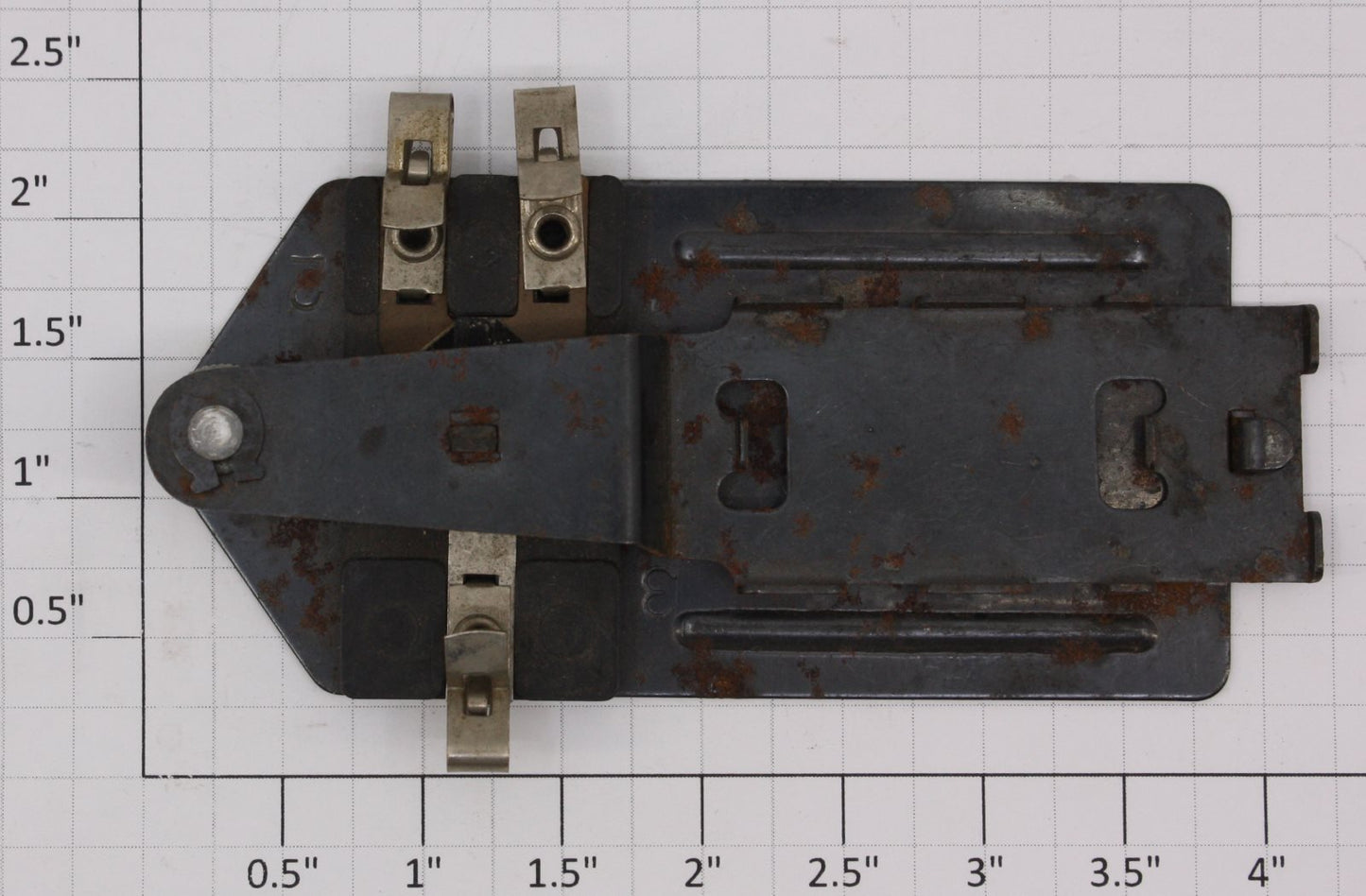 Lionel 153C O Gauge Postwar Contactor Track Trip with Round Nut and Rust