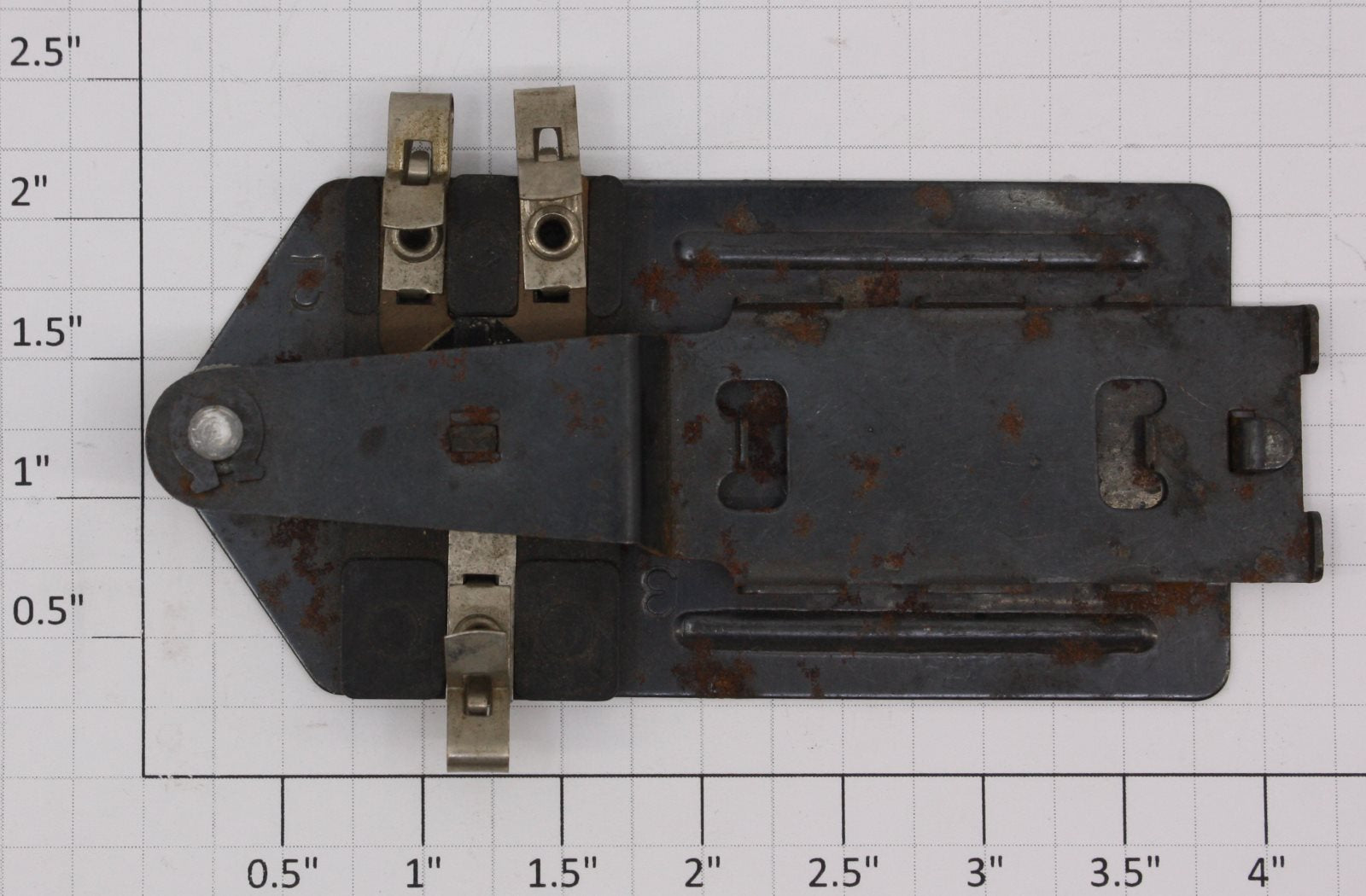 Lionel 153C O Gauge Postwar Contactor Track Trip with Round Nut and Rust