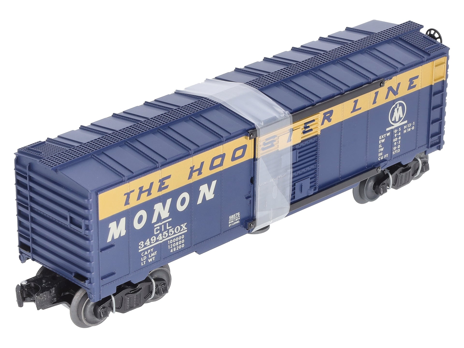 Lionel 3494-550X O Gauge Monon Operating Boxcar #3494550X LN/Box