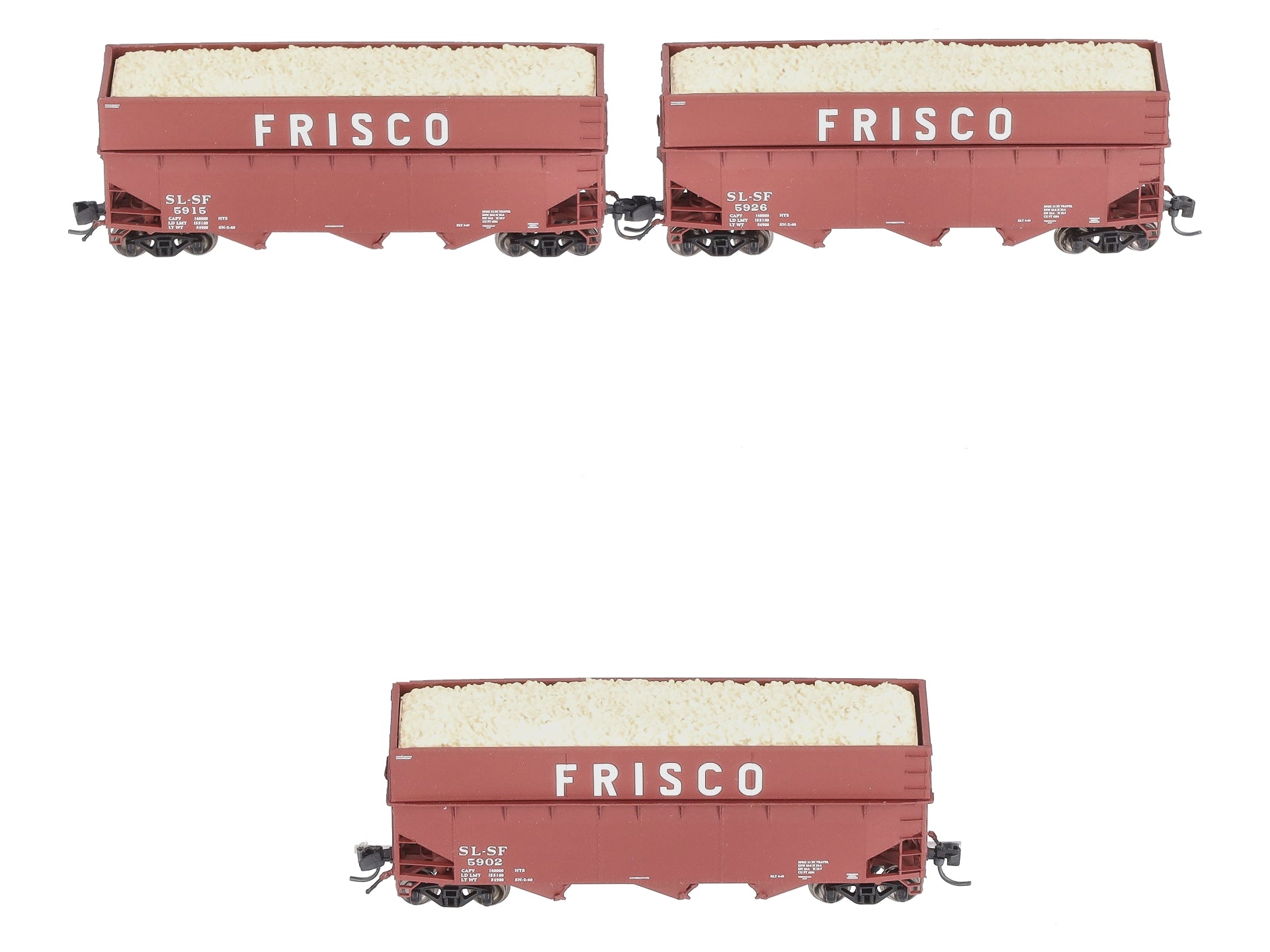 Bluford Shops 16083 3-Bay Wood Chip Hopper w/Flat Side Extensions 3-Pack