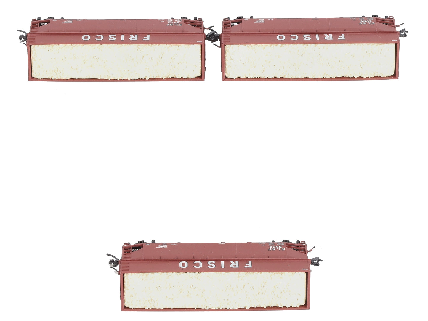 Bluford Shops 16083 3-Bay Wood Chip Hopper w/Flat Side Extensions 3-Pack