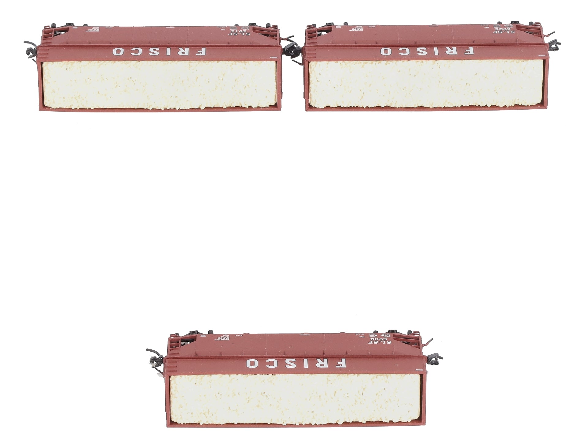 Bluford Shops 16083 3-Bay Wood Chip Hopper w/Flat Side Extensions 3-Pack