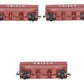 Bluford Shops 16083 3-Bay Wood Chip Hopper w/Flat Side Extensions 3-Pack