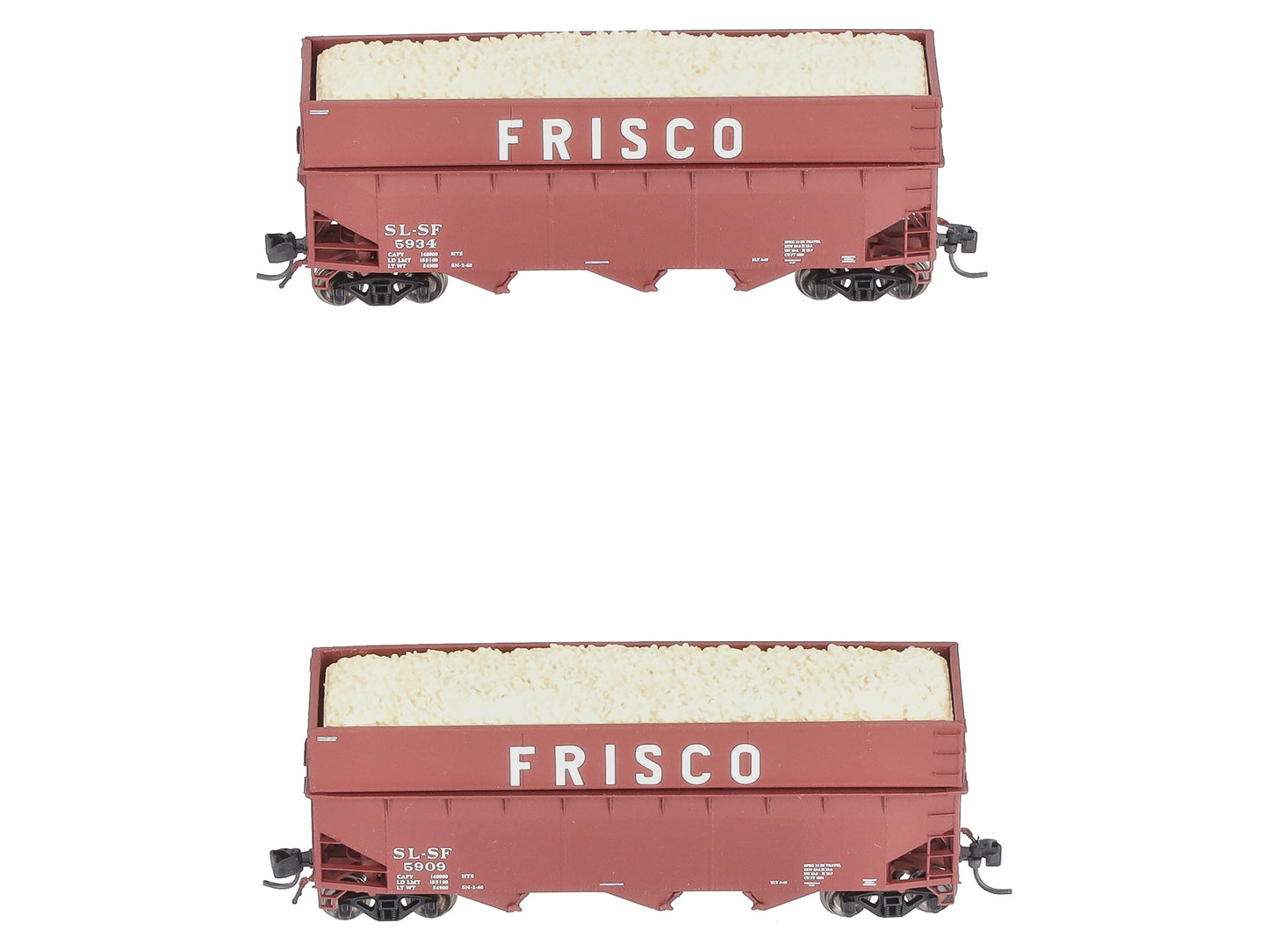 Bluford Shops 16082 N Frisco Offset-Side 3-Bay Wood Chip Hopper (Pack of 2)