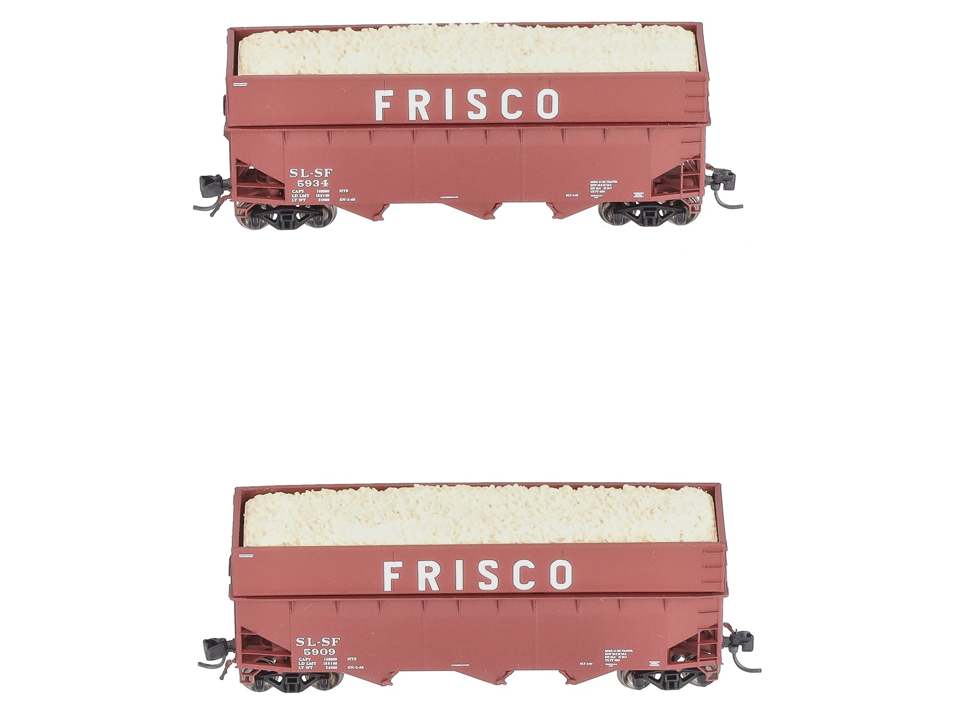 Bluford Shops 16082 N Frisco Offset-Side 3-Bay Wood Chip Hopper (Pack of 2)
