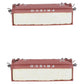Bluford Shops 16082 N Frisco Offset-Side 3-Bay Wood Chip Hopper (Pack of 2)
