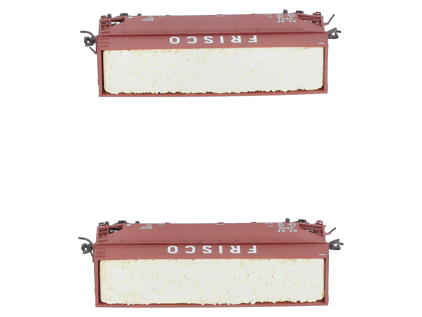 Bluford Shops 16082 N Frisco Offset-Side 3-Bay Wood Chip Hopper (Pack of 2)