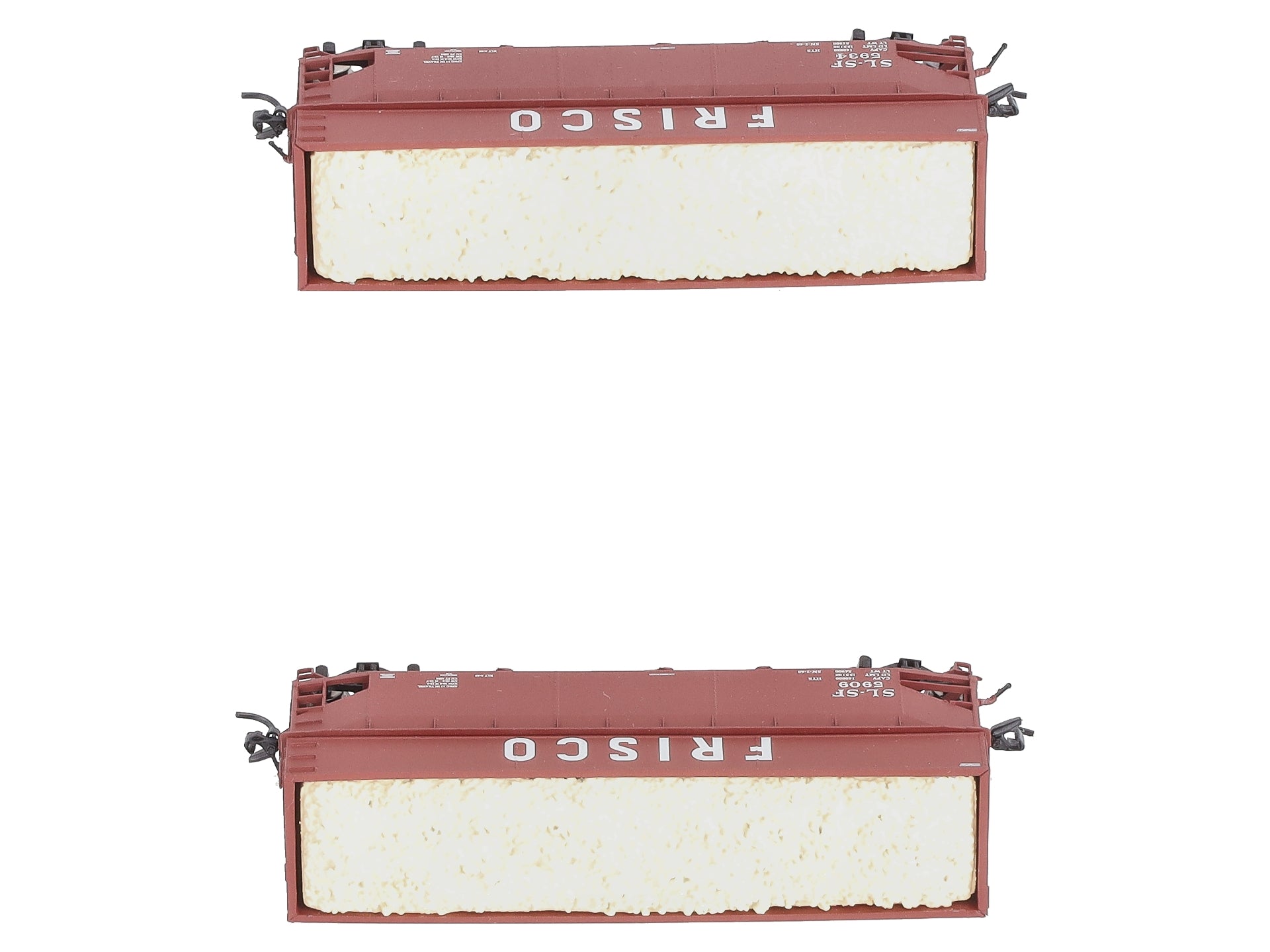 Bluford Shops 16082 N Frisco Offset-Side 3-Bay Wood Chip Hopper (Pack of 2)