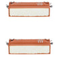 Bluford Shops 16032 N Offset-Side 3-Bay Wood Chip Hopper 2 Car set