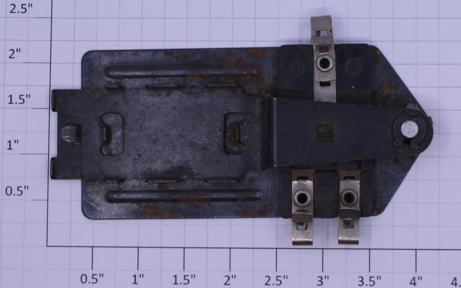 Lionel 153C O Gauge Vintage Contactor Track Trip with Star Nut and Rust