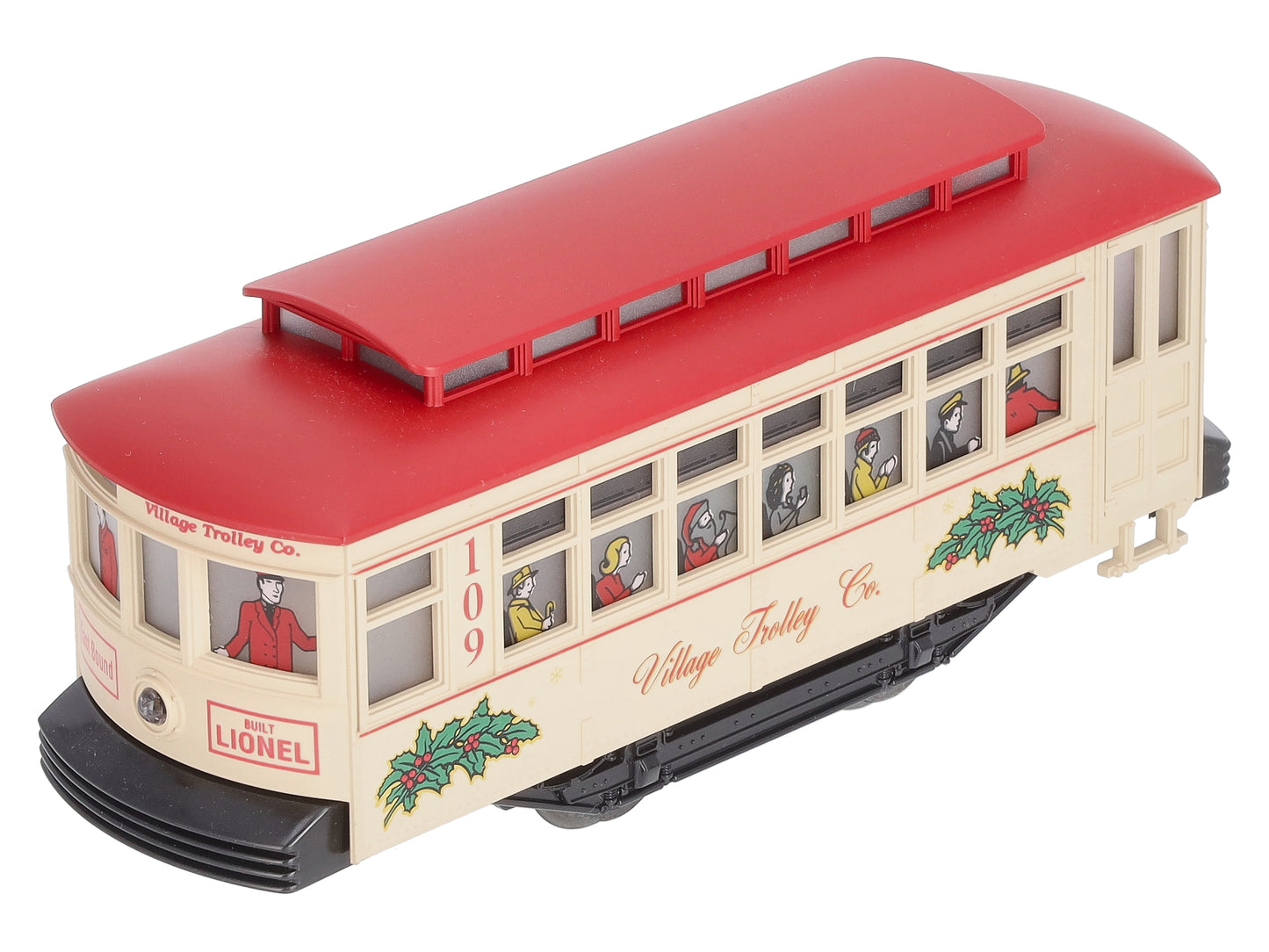 Lionel 6-11809 O Gauge The Village Trolley Christmas Train Set EX/Box