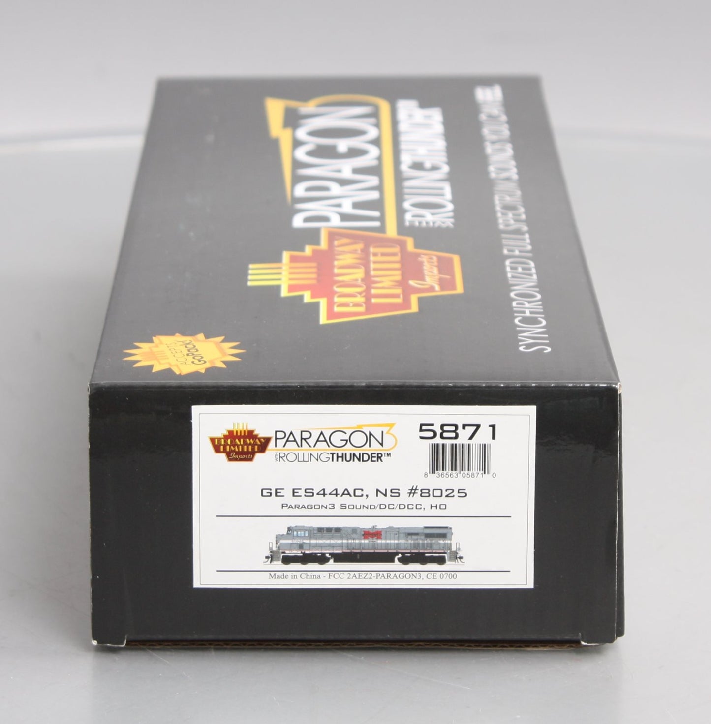 Broadway Limited 5871 HO Norfolk Southern GE ES44AC Diesel Loco Sound/DCC #8025