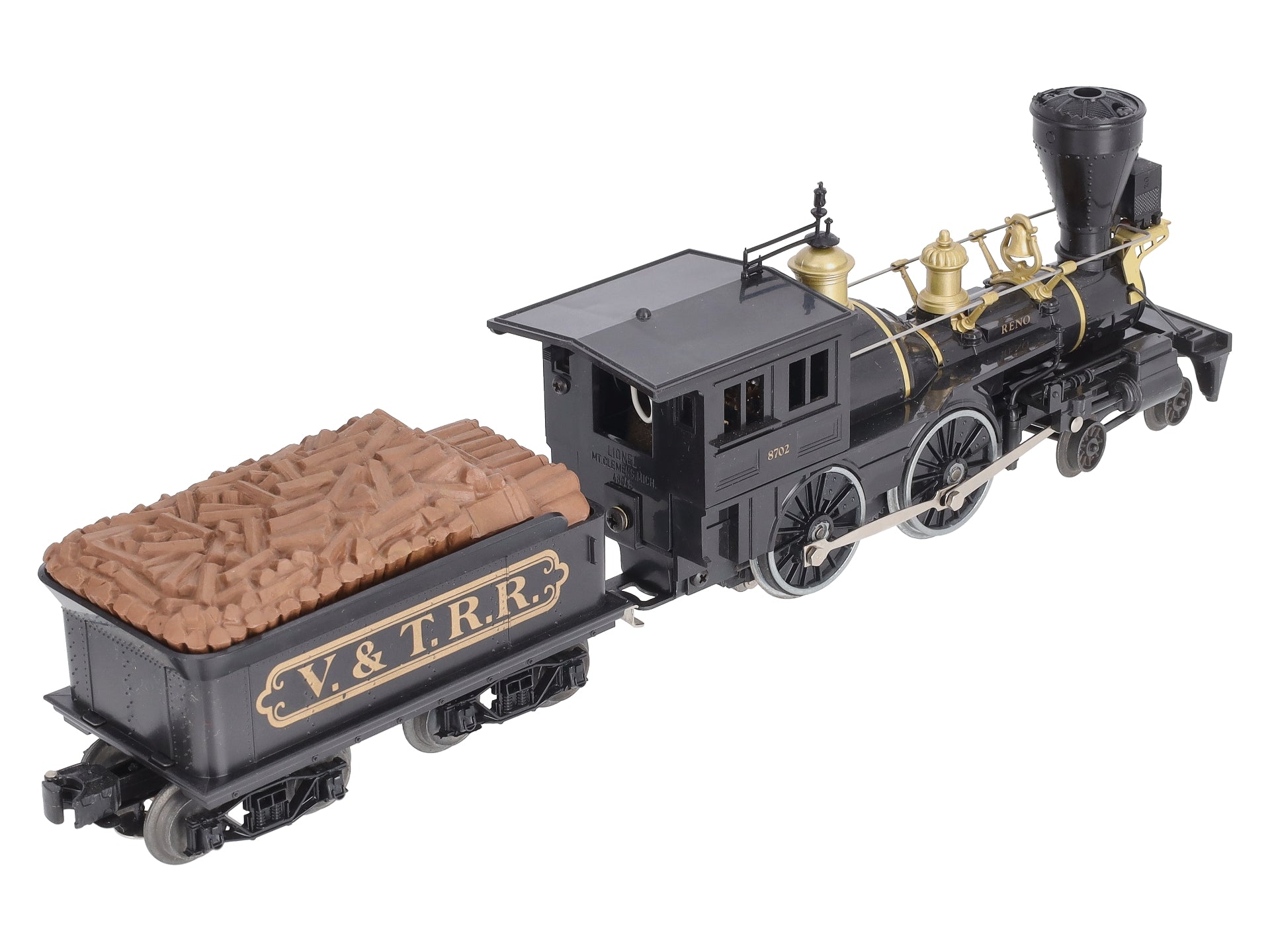 Lionel 6-18702 O Gauge Virginia & Truckee Steam Locomotive & Tender LN/Box