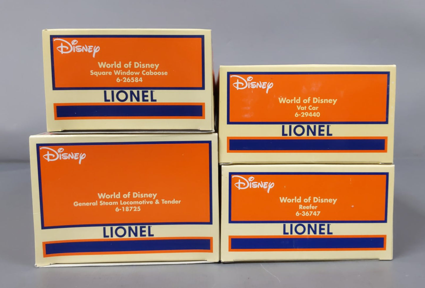 Lionel 6-31947 O Gauge World of Disney Steam Train Set EX/Box