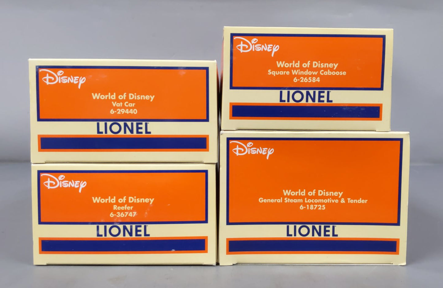 Lionel 6-31947 O Gauge World of Disney Steam Train Set EX/Box
