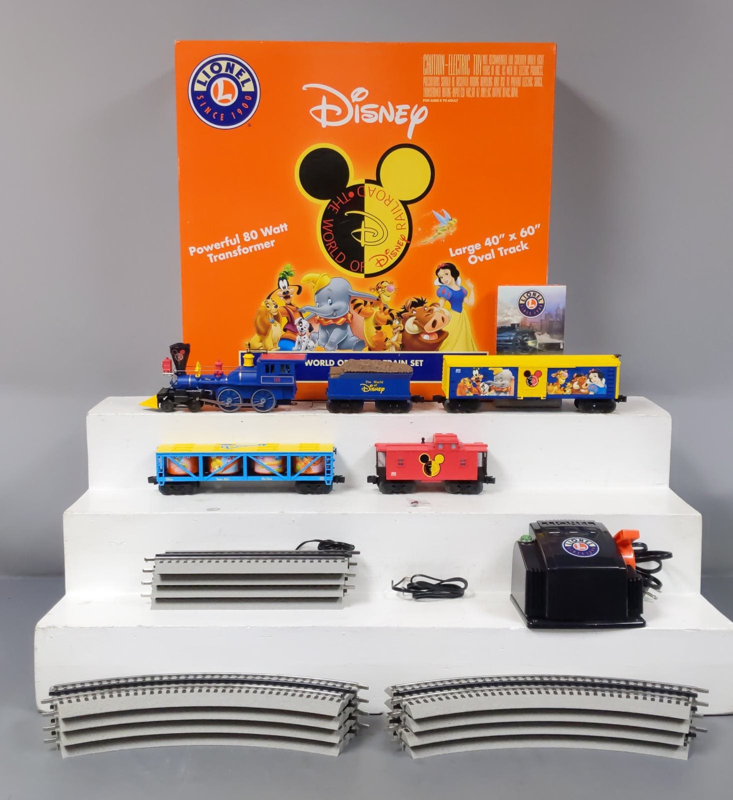 Lionel 6-31947 O Gauge World of Disney Steam Train Set LN/Box
