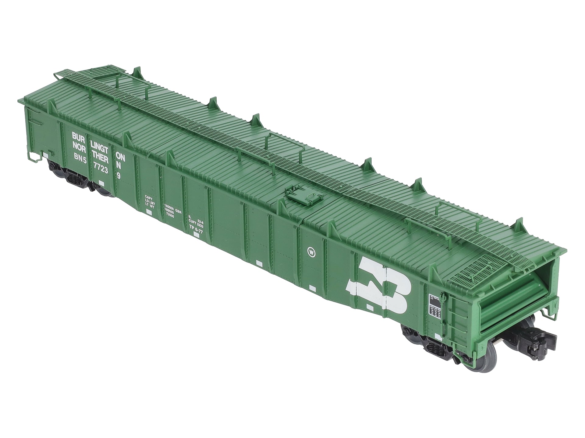 Lionel 2126032 O Gauge Burlington Northern PS-5 Gondola #577239 with Covers