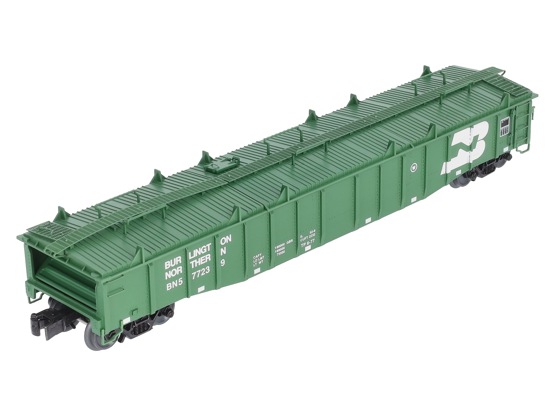 Lionel 2126032 O Gauge Burlington Northern PS-5 Gondola #577239 with Covers
