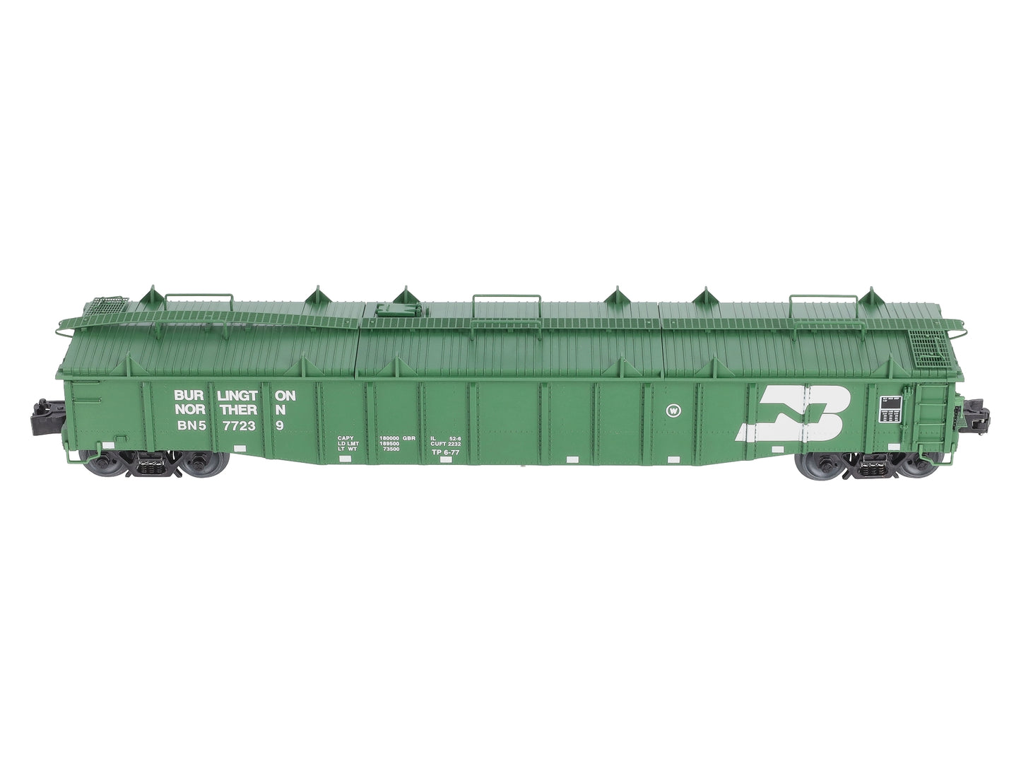 Lionel 2126032 O Gauge Burlington Northern PS-5 Gondola #577239 with Covers