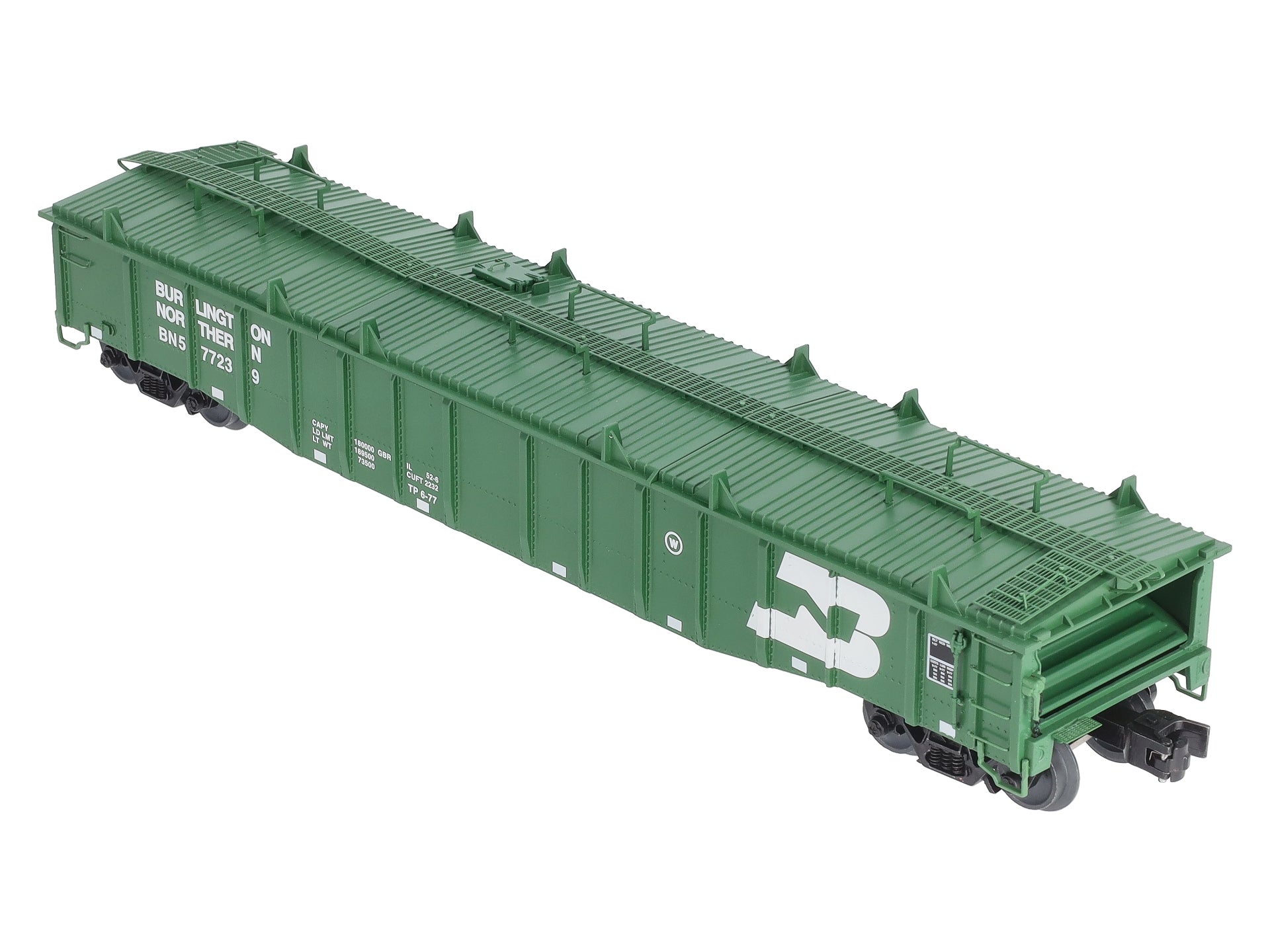 Lionel 2126032 O Gauge Burlington Northern PS-5 Gondola #577239 with Covers