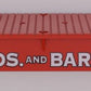 Lionel 21238-2 #57 K-Line RBBB Red Flatcar Body