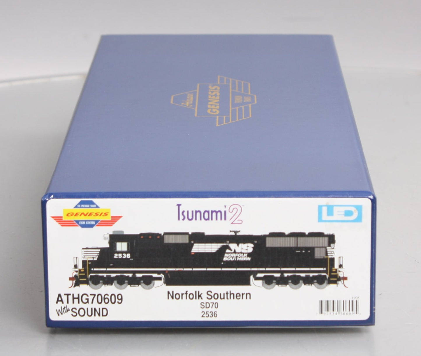 Athearn G70609 HO Norfolk Southern SD70 Diesel Locomotive #2536 w/DCC/SND LN/Box
