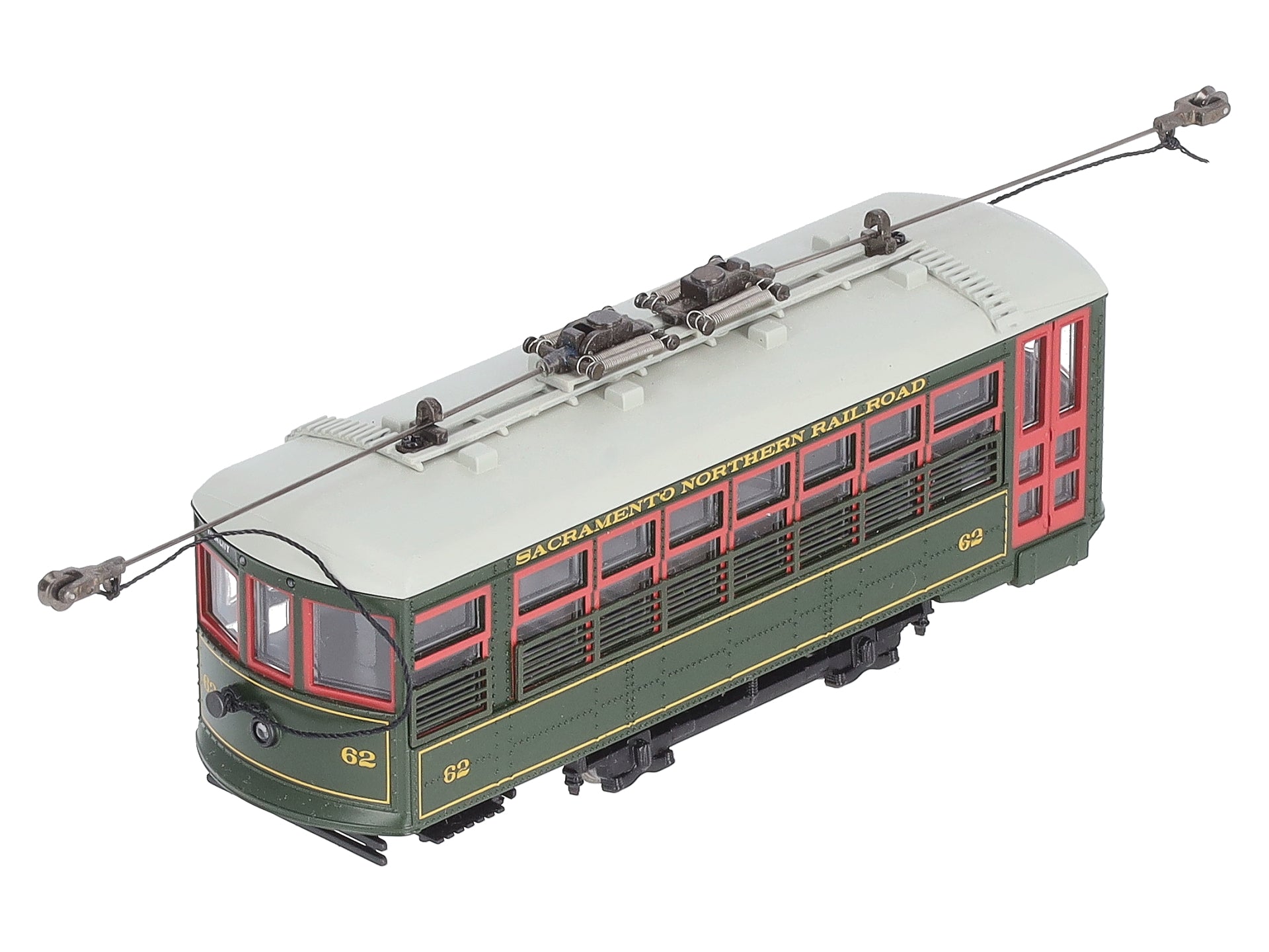 Bachmann 80203 HO Spectrum Sacramento Single Track Birney Streetcar W/DCC