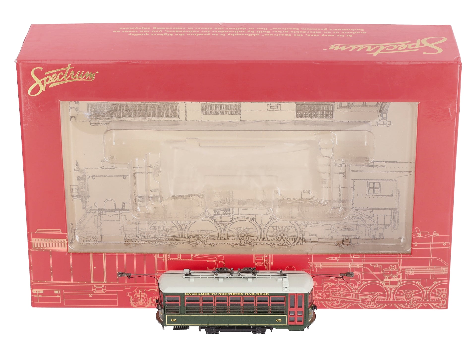 Bachmann 80203 HO Spectrum Sacramento Single Track Birney